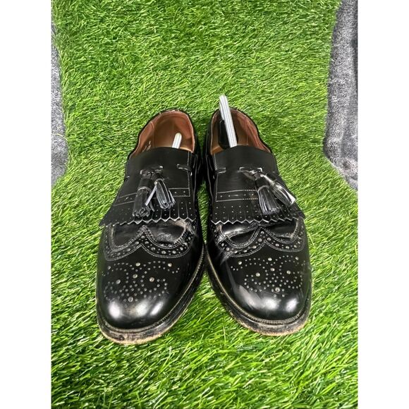 Allen Edmonds Arlington Tassel Loafers Black Leather 10.5 D Made in USA Dress Sh main image 9